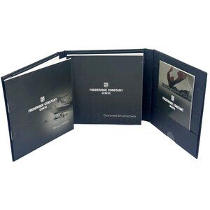 Frederique Constant Geneve Manual and Warranty Booklet ONLY